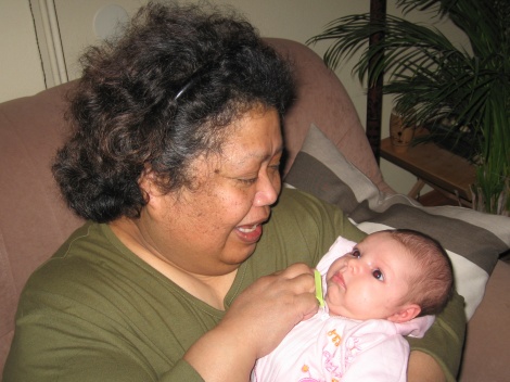 En dit is het oudste zusje van oma Sahertian...dit is tante Nella!!!Lijkt ook op oma,he?!