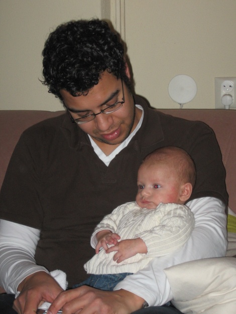 Kijk...dat is Junus met mijn spetter Jonathan..hahaha...