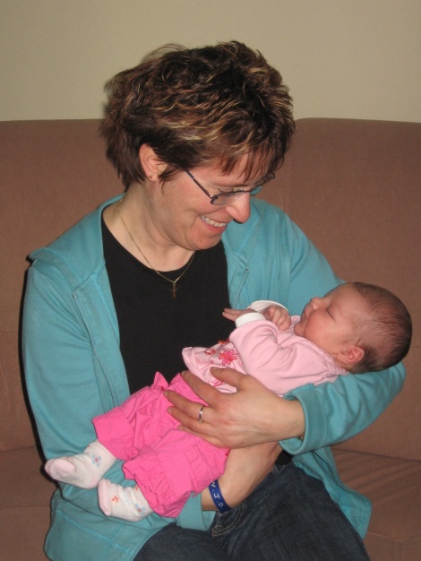 Suzanne uit de kerk waar ik met papa en mama komen...